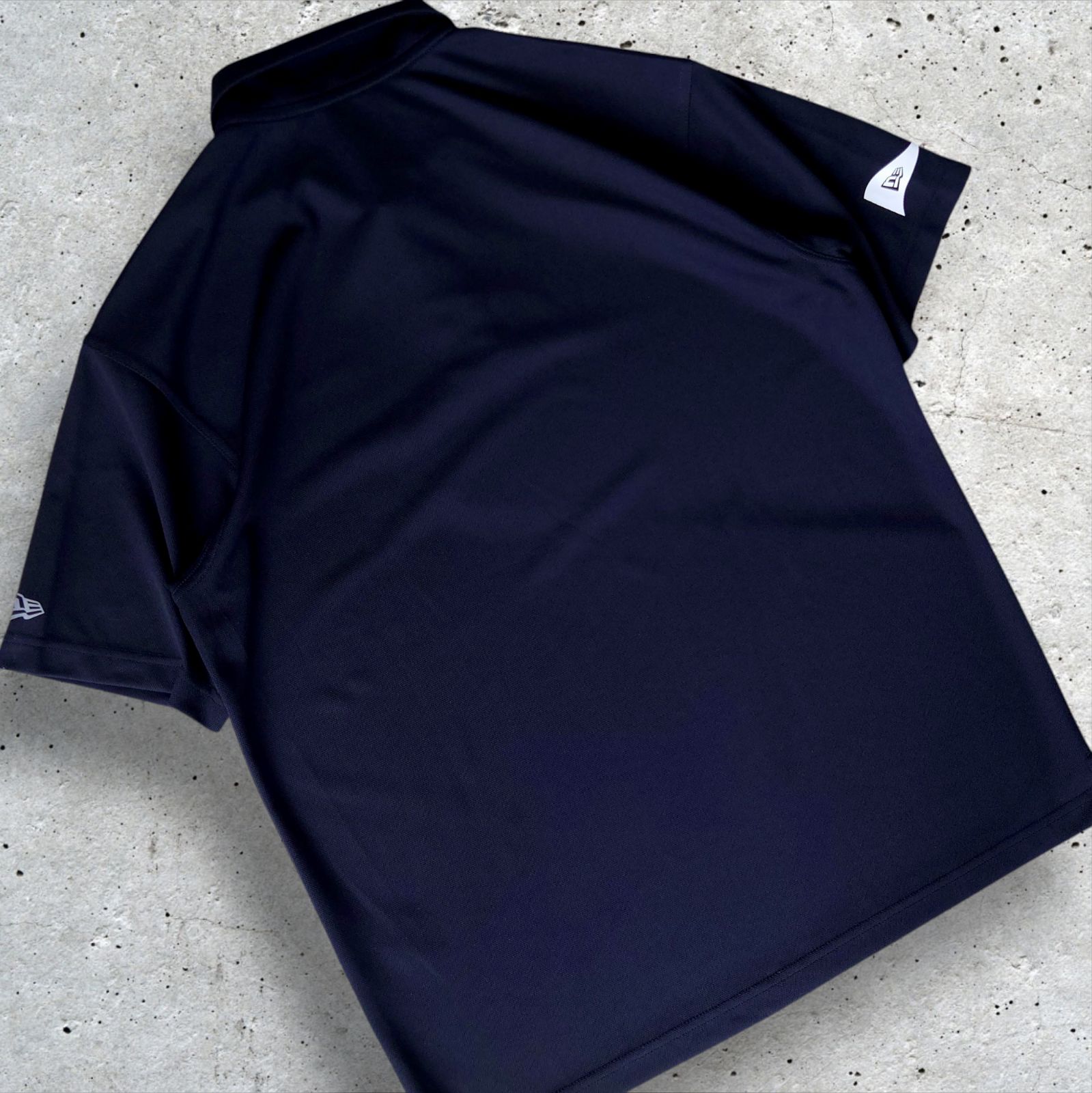 極美品 NEWERA GOLF マルチロゴ ショートスリーブ ブラック