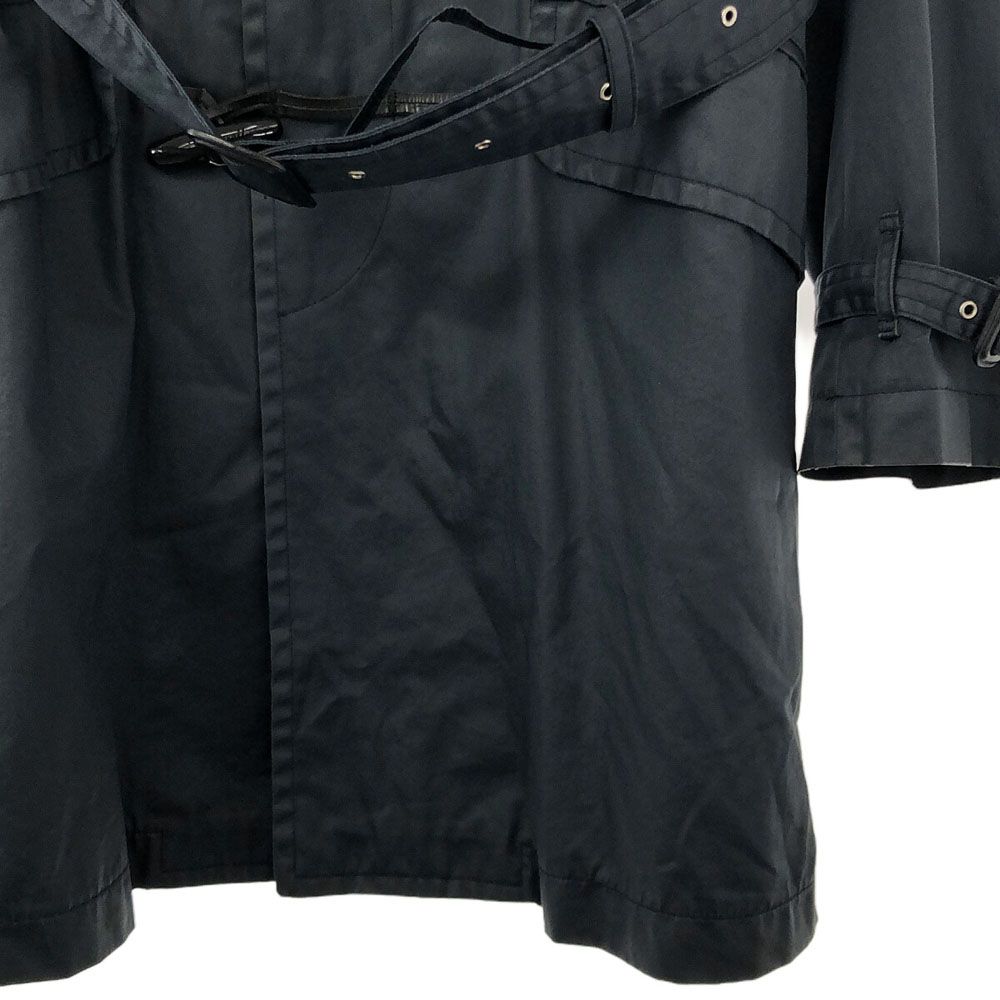 グローバーオール 英国製 トレンチコート 40 ネイビー Gloverall ダッフルコート メンズ グローバーオール 英国製 トレンチコート 40 ネイビー Gloverall