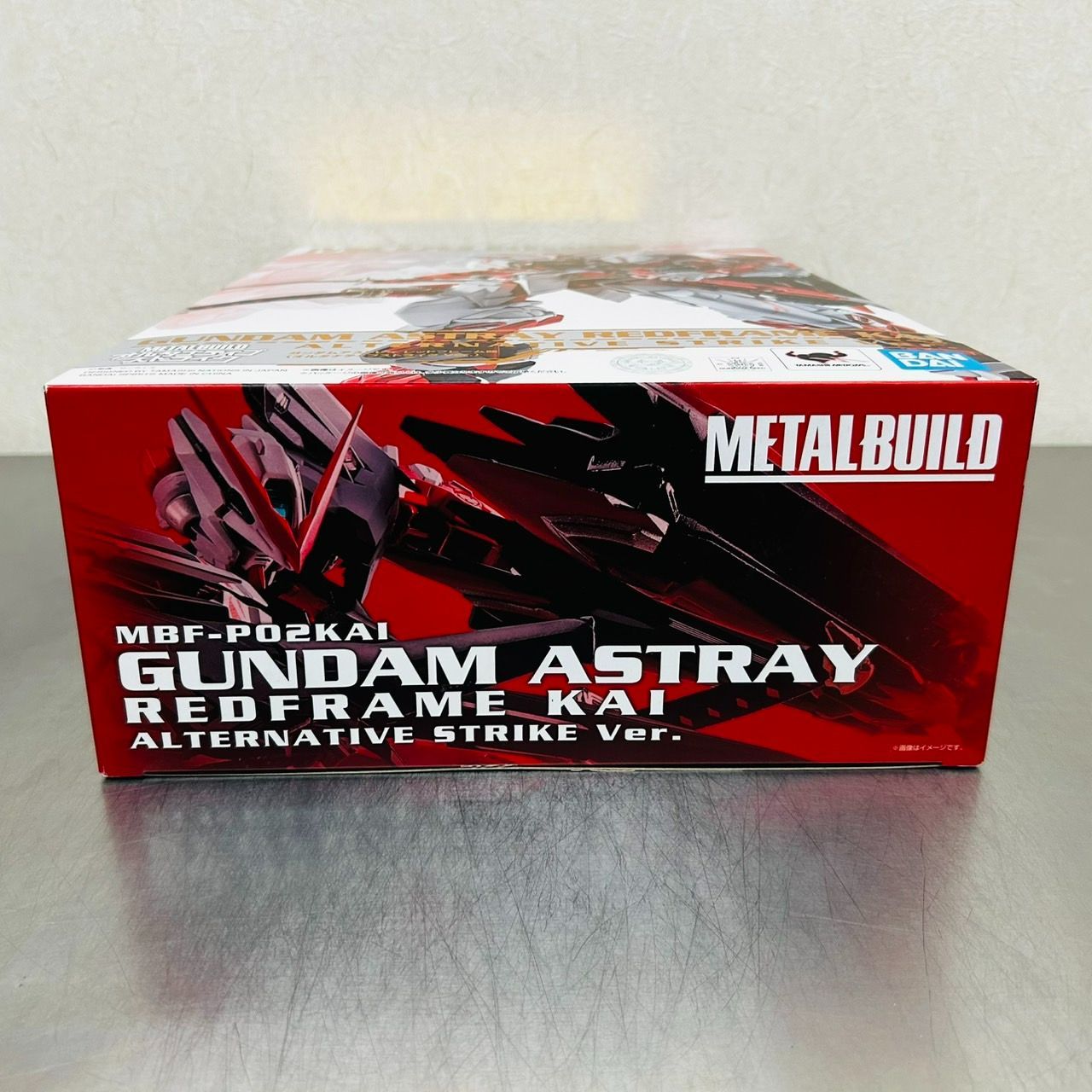 未開封】 METAL BUILD ガンダムアストレイ レッドフレーム改 未開封】 METAL BUILD ガンダムアストレイ レッドフレーム改