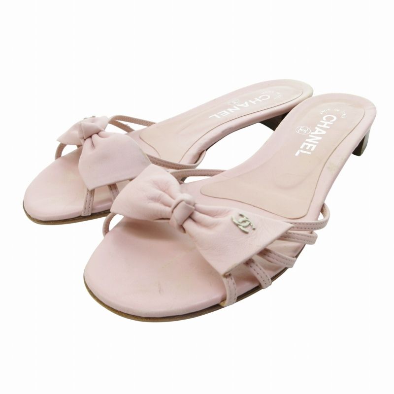 CHANEL 美品 カンボン フラット シューズ ココマーク 23cm CHANEL 美品 カンボン フラット シューズ ココマーク 23cm CHANEL 美品