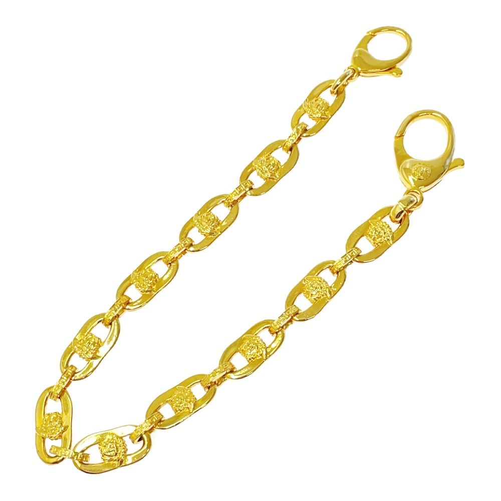 【中古】Gianni Versace ジャンニ・ヴェルサーチ GP メデューサ ウォレットチェーン ゴールド 308612 ウォレットチェーン