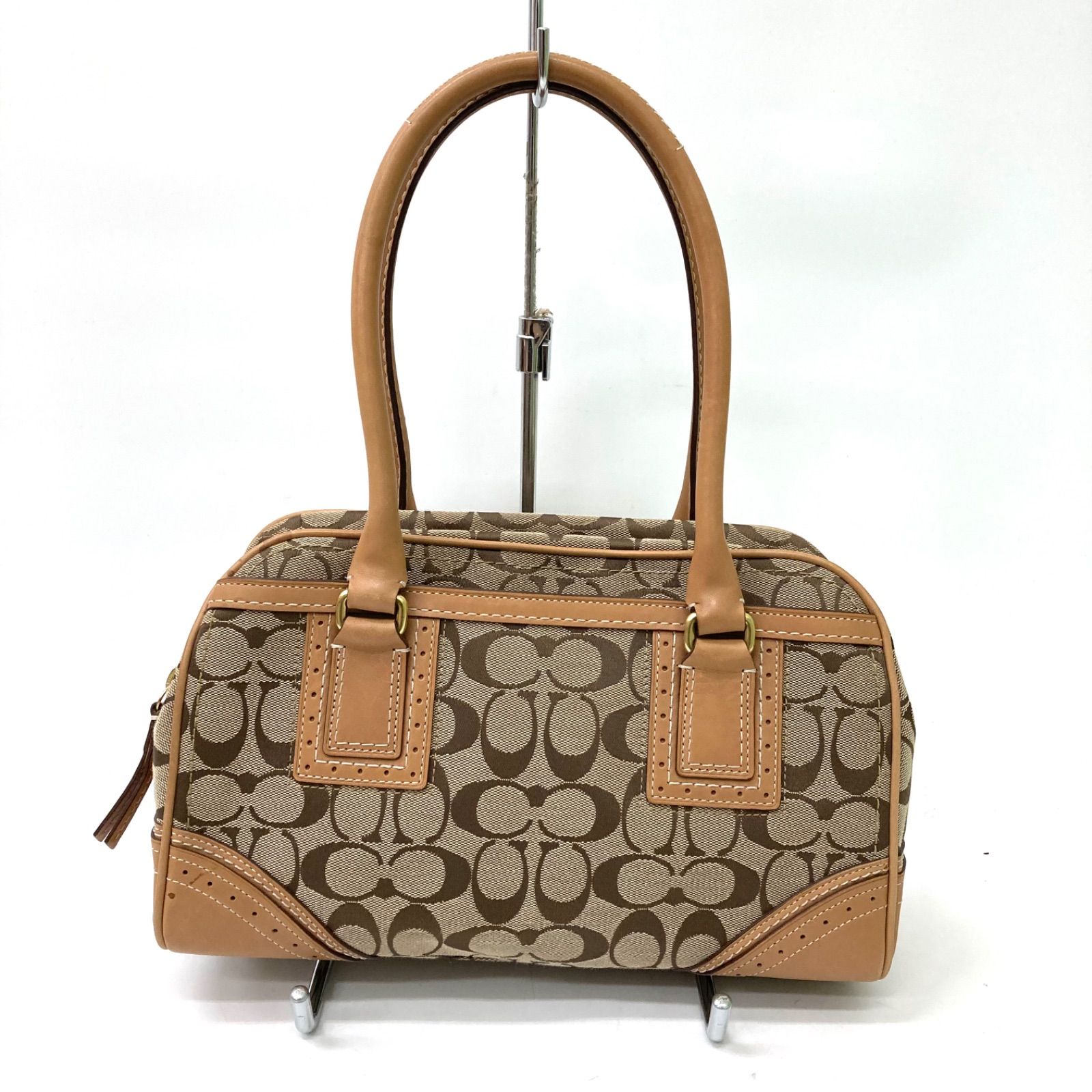 COACH】コーチ ハンプトンズ サッチェル ハンドバッグ