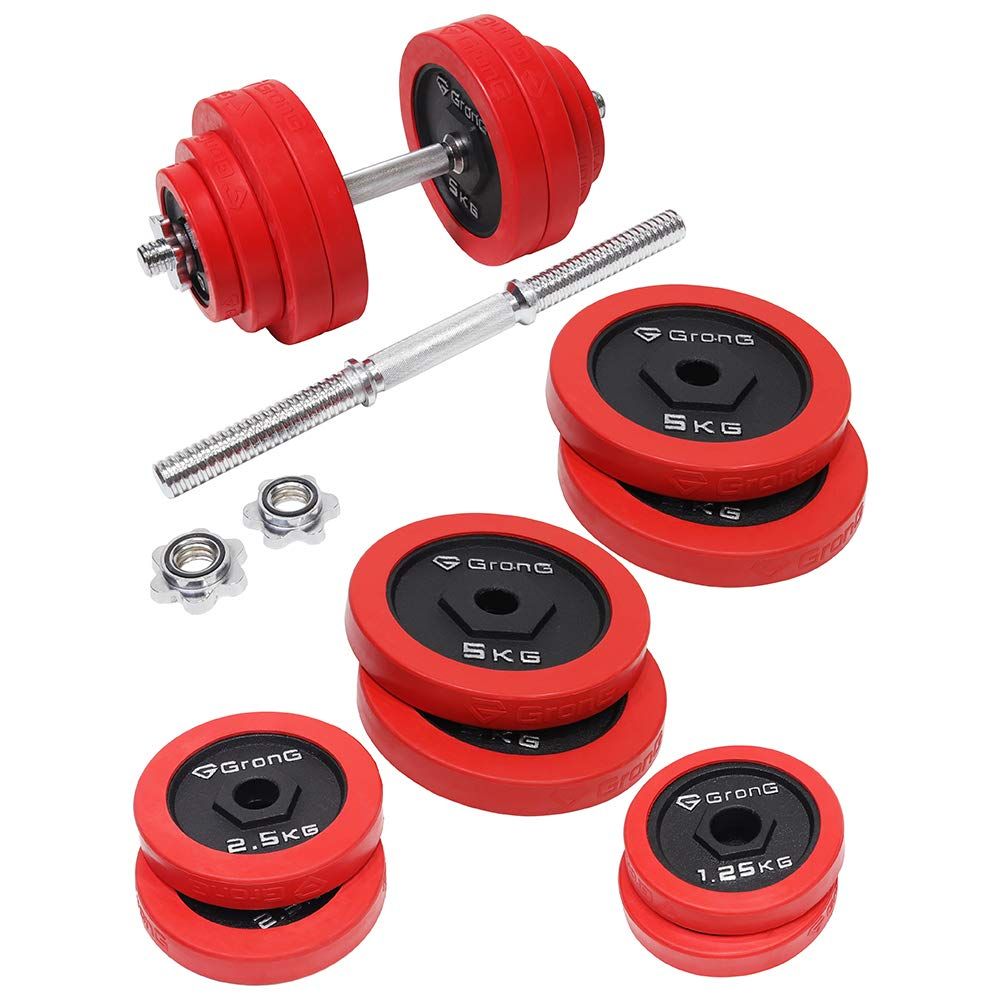 アイアン ダンベル 60kg セット 片手30kg×2個 シャフト プレート