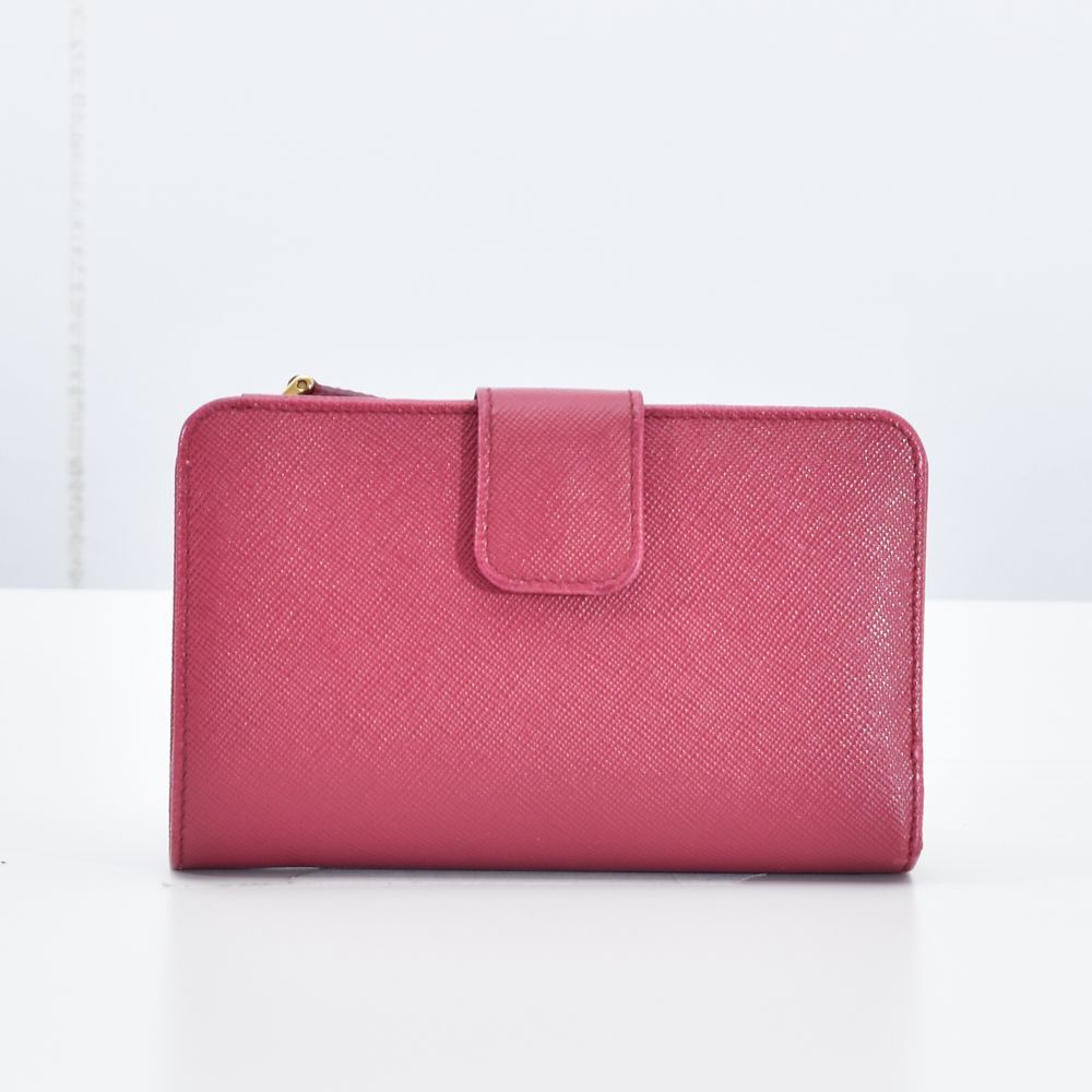 中古USED PRADA 財布 サフィアーノ 1M1225 ピンク 7929226407 中古USED PRADA 財布 サフィアーノ 1M1225 ピンク 7929226407