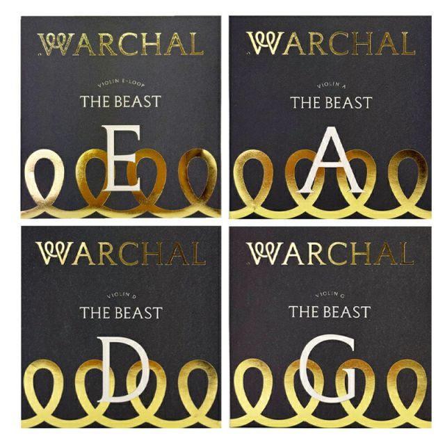 WARCHAL THE BEAST バイオリン弦セット E線 ループエンド 101L 102 103 104 ワーチャル ザ ビースト
