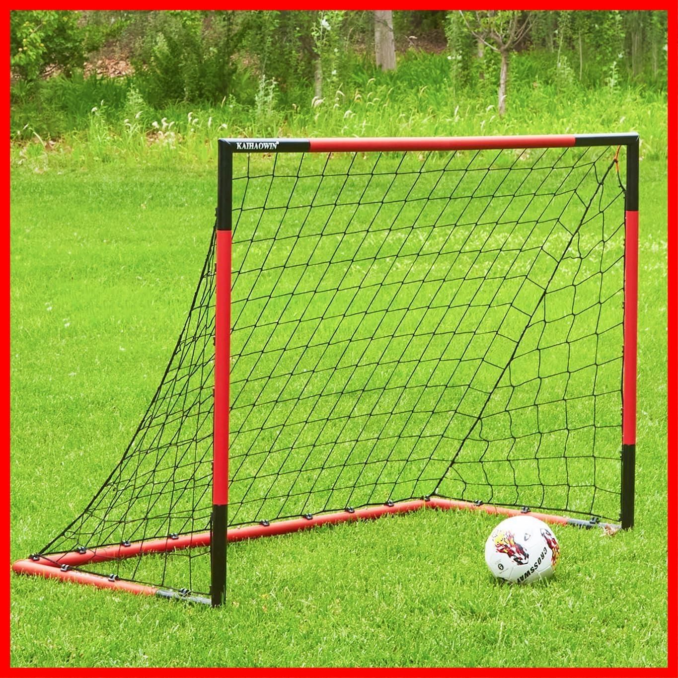 【特売】サッカーゴール KAIHAOWIN フットサルゴール 家庭用 ミニサッカーゴール 折りたたみ 室内/屋外兼用 ポータブル サッカー フットサル ゲーム 対戦 練習 トレーニング キッズ 子供用