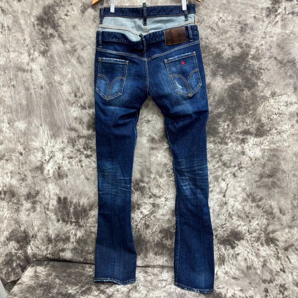 未使用】DSQUARED2/ディースクエアード Sharpei Bootcut Flared Twin