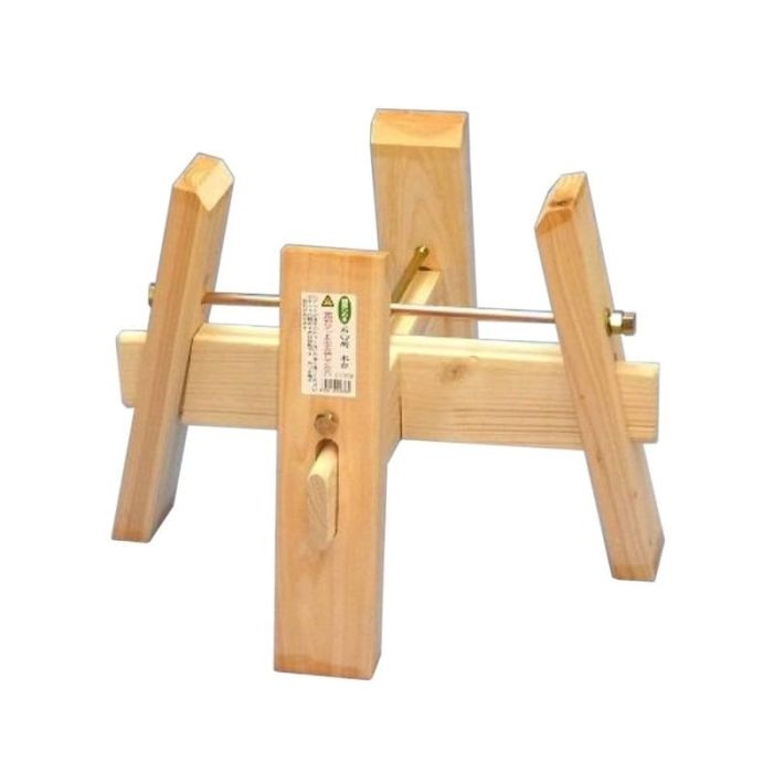 5営業日で発送 ナガノ産業 石臼用 木台 フリー47型 64xh41cm 2361