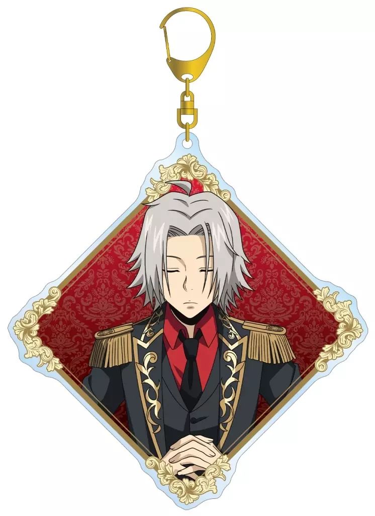新品】キーホルダー [新品] 獄寺隼人 描き下ろし 夢見る玉座ver. BIG