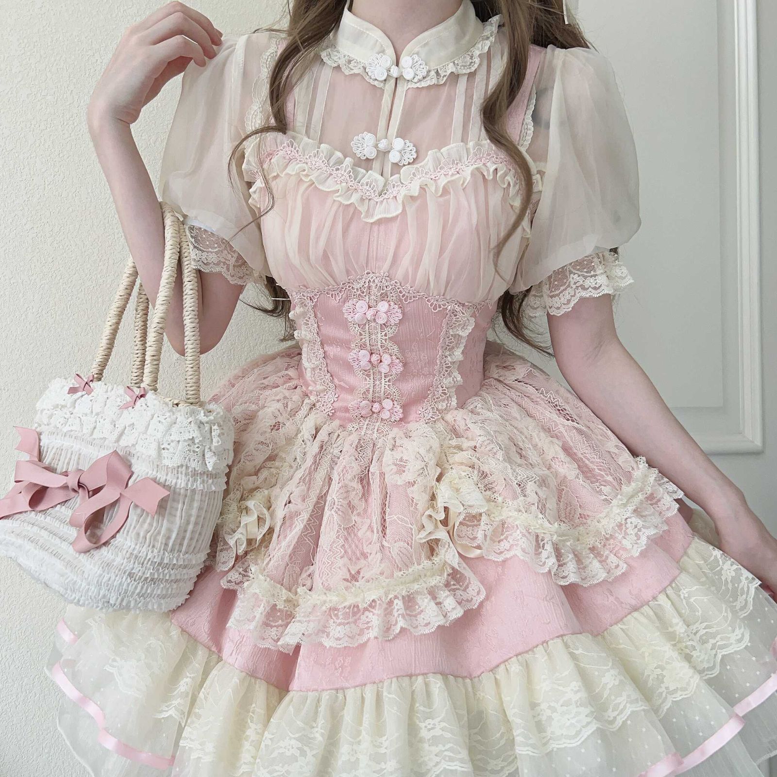 夏用 清楚感たっぷりのプリンセス風デザイン