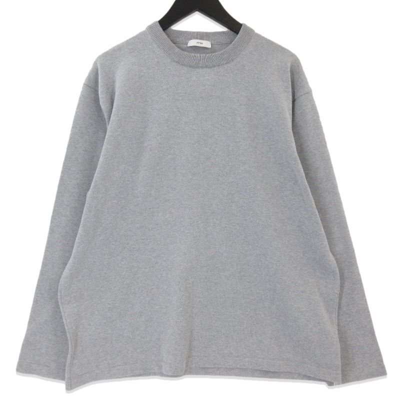 未使用 ATON エイトン NATURAL DYED ORGANIC COTTON CREWNECK SWEATER  