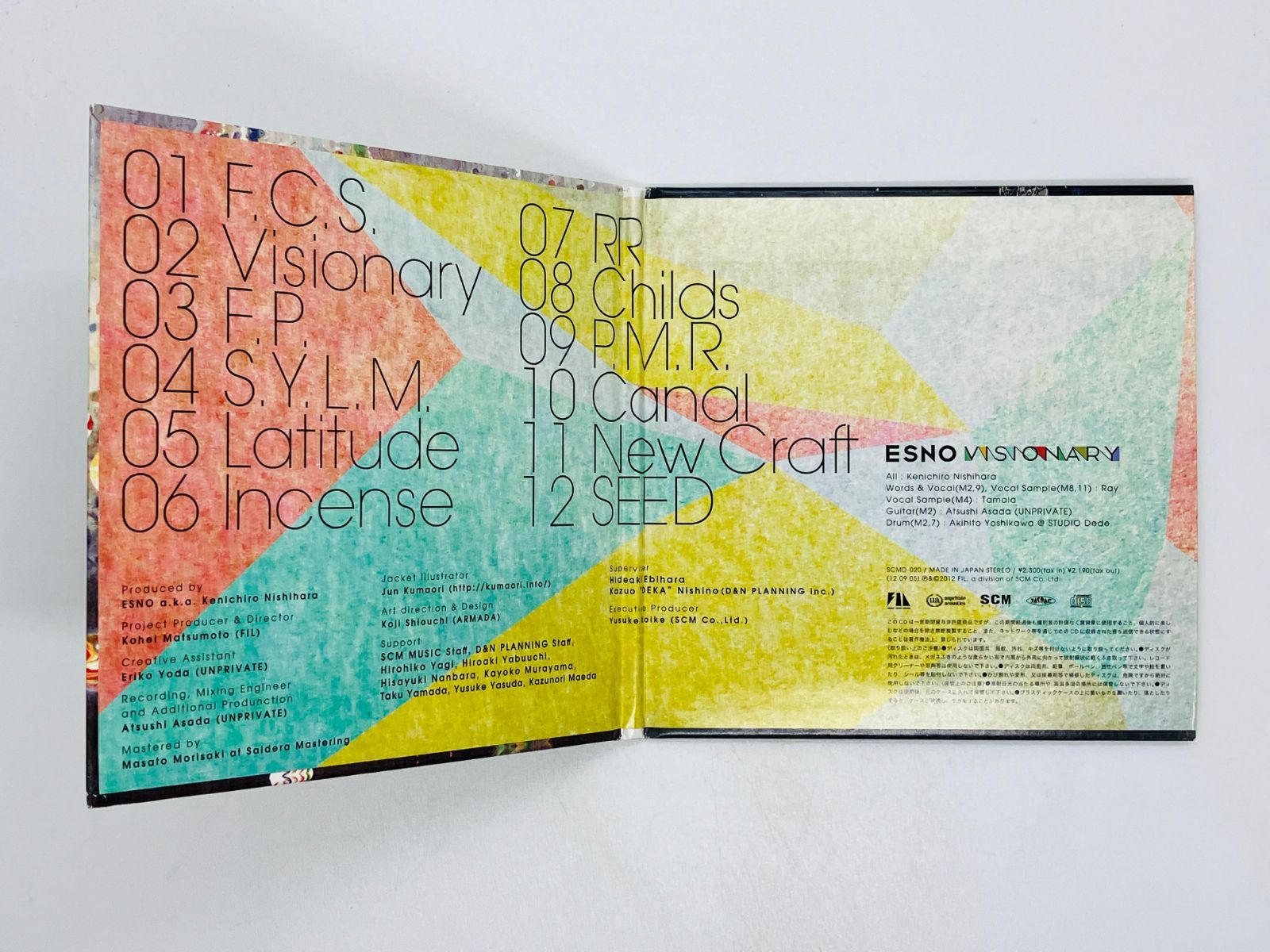 CD ESNO (Kenichiro Nishihara) Visionary 紙ジャケット仕様