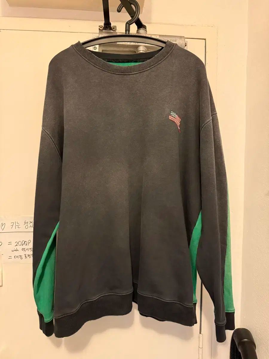 F KAPITAL ボーン スウェット ブラック グリーン