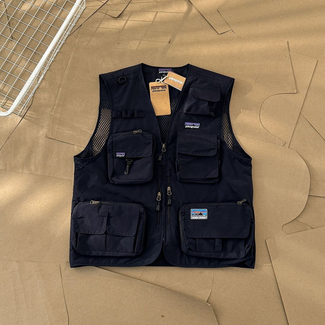 新品 Mサイズ WOOD フィッシングシャツ づらい 多機能 マルチ