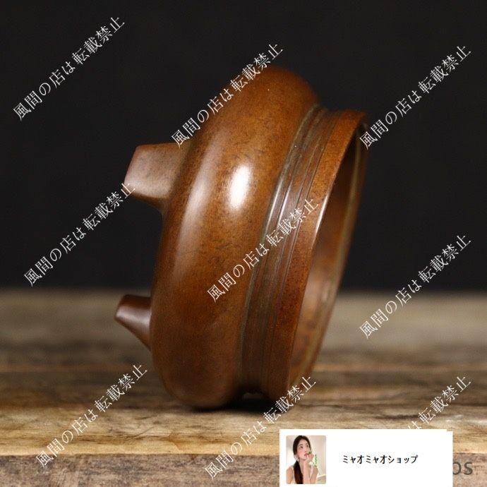 銅器 香炉 三足鼎 香道具 装飾品 工芸品 置物 銅器 太上老
