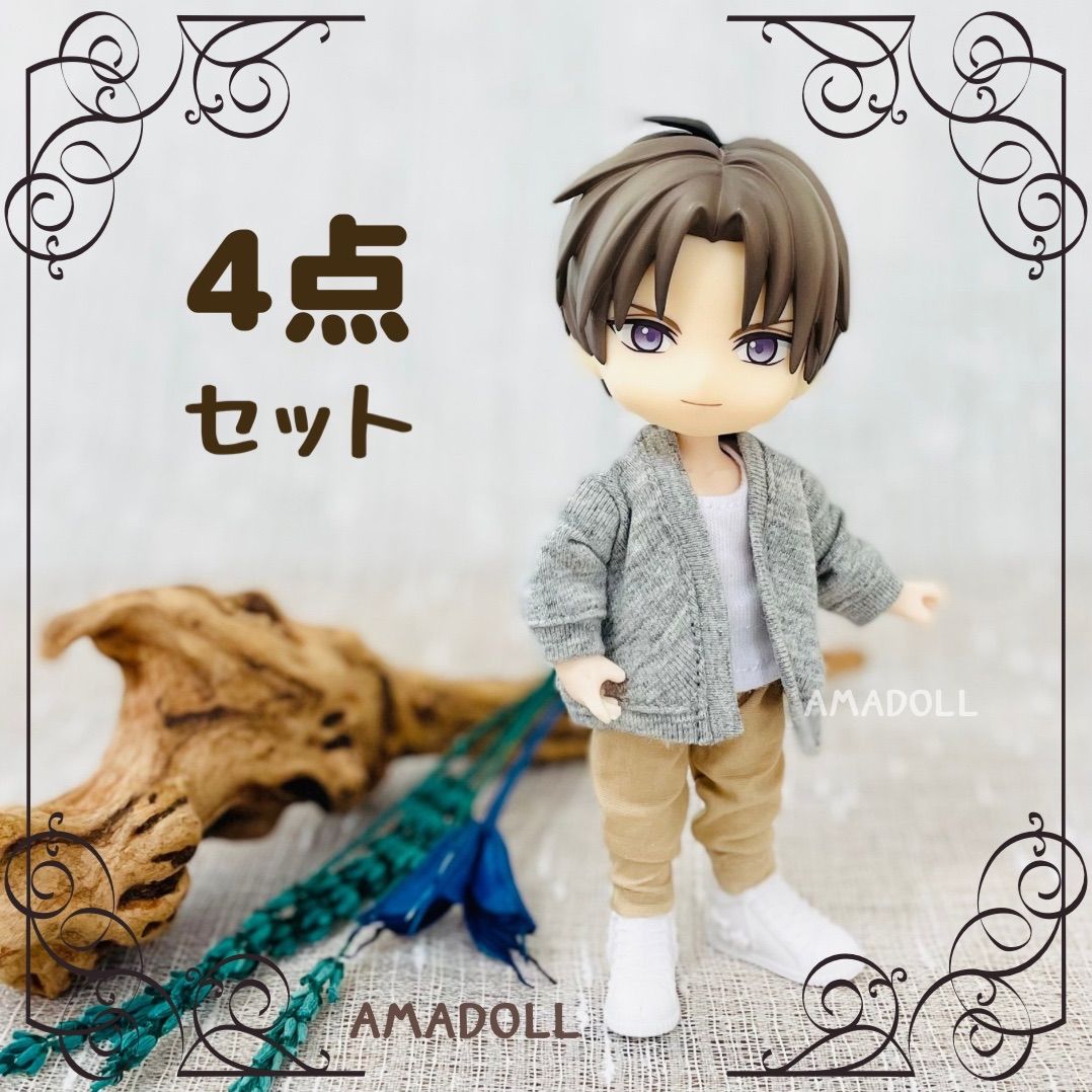 オビツ11 服 コーデ セット 靴 白 男の子 女の子 シャツ ねんどろいど