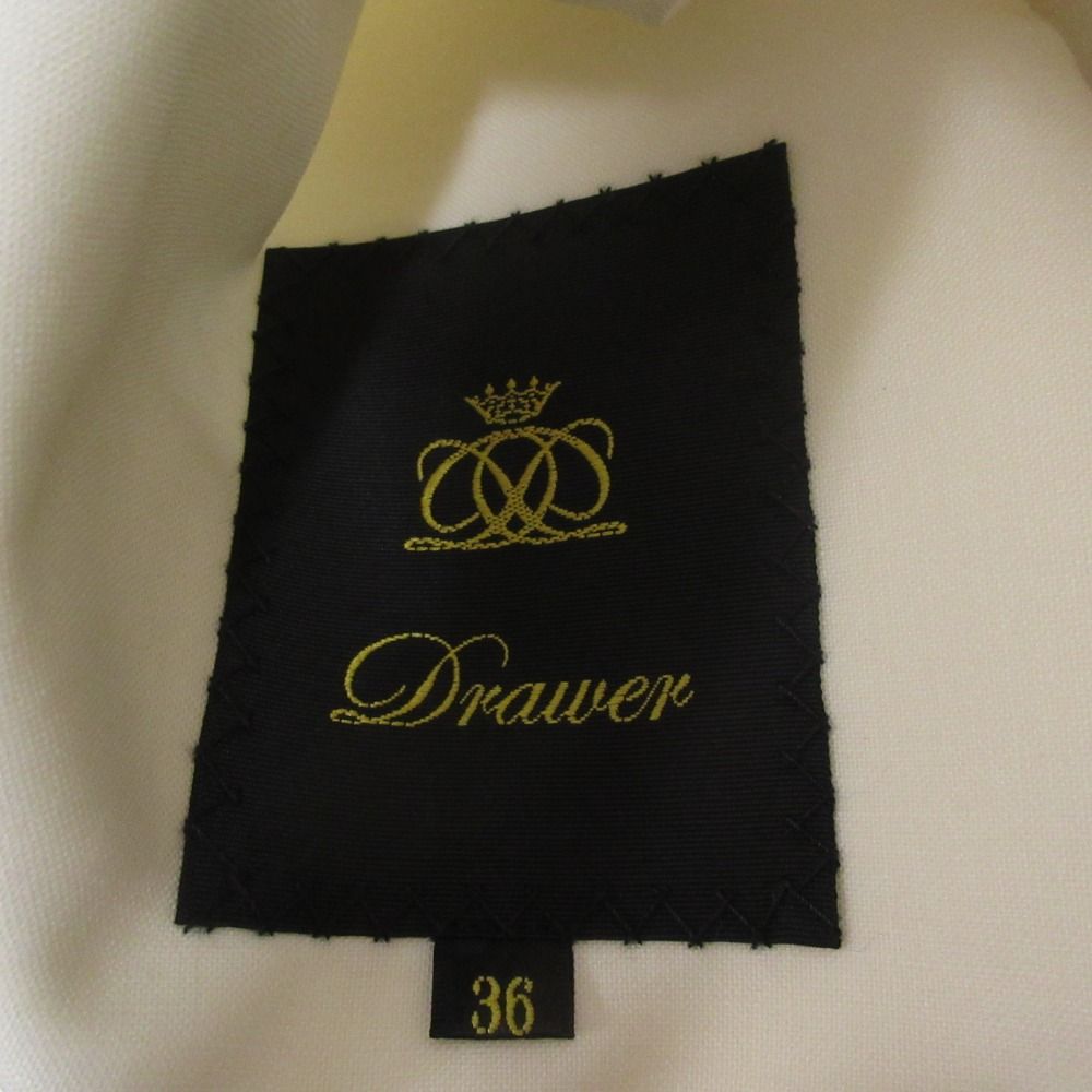 美品 24SS DRAWER ドゥロワー ウールモヘア サキソニージレ Vネック