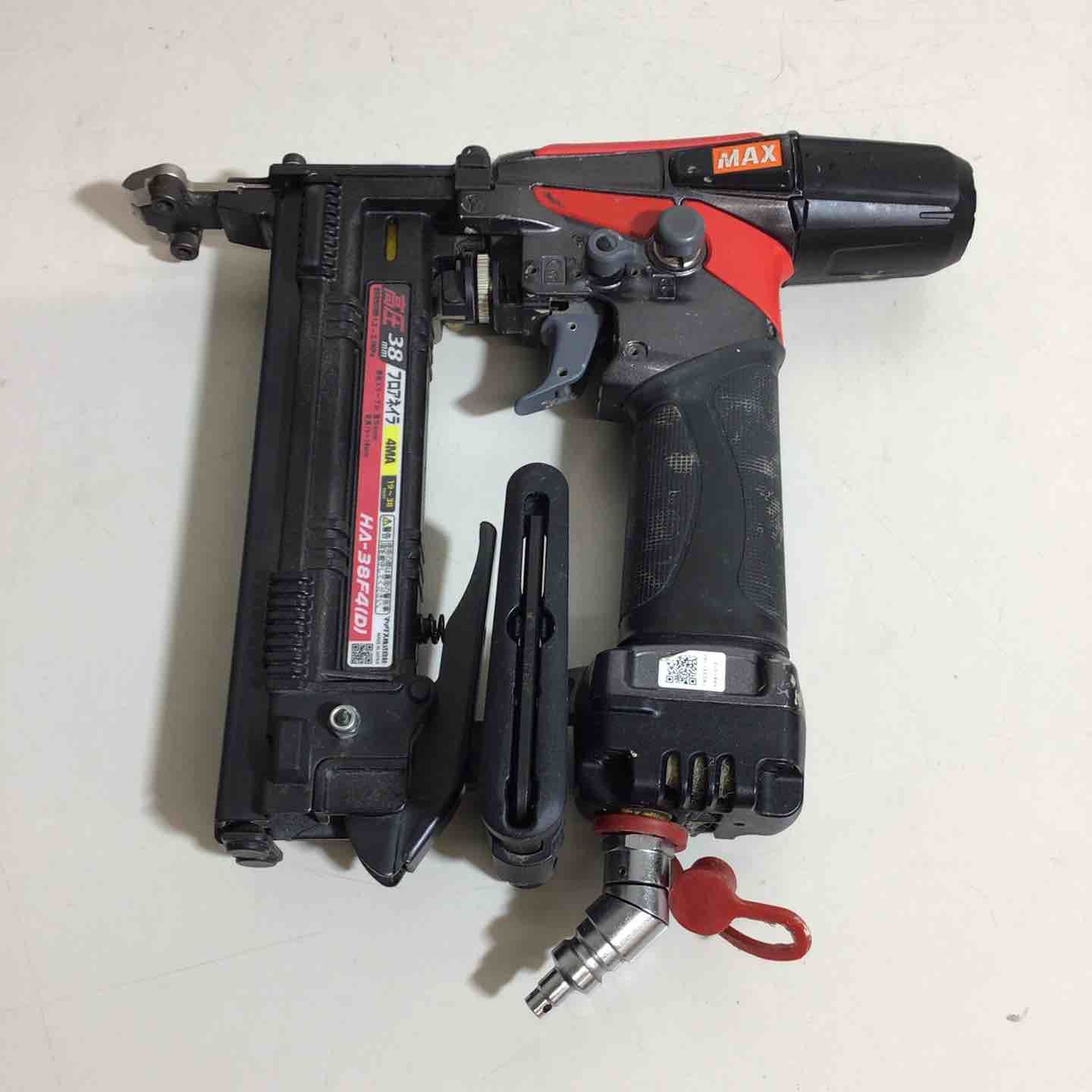 s25t-0305n【中古】MAX マックス 高圧 フロア用ネイラ HA-38F4(D) マックス 2年保証付! 送料無料! MAX HA-38F4(D) 438MA(38mm