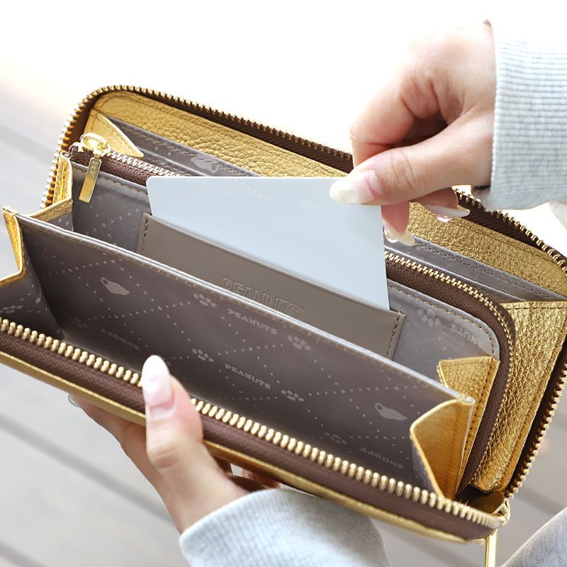 SNOOPY スヌーピー 財布 長財布 ラウンドファスナー PEANUTS