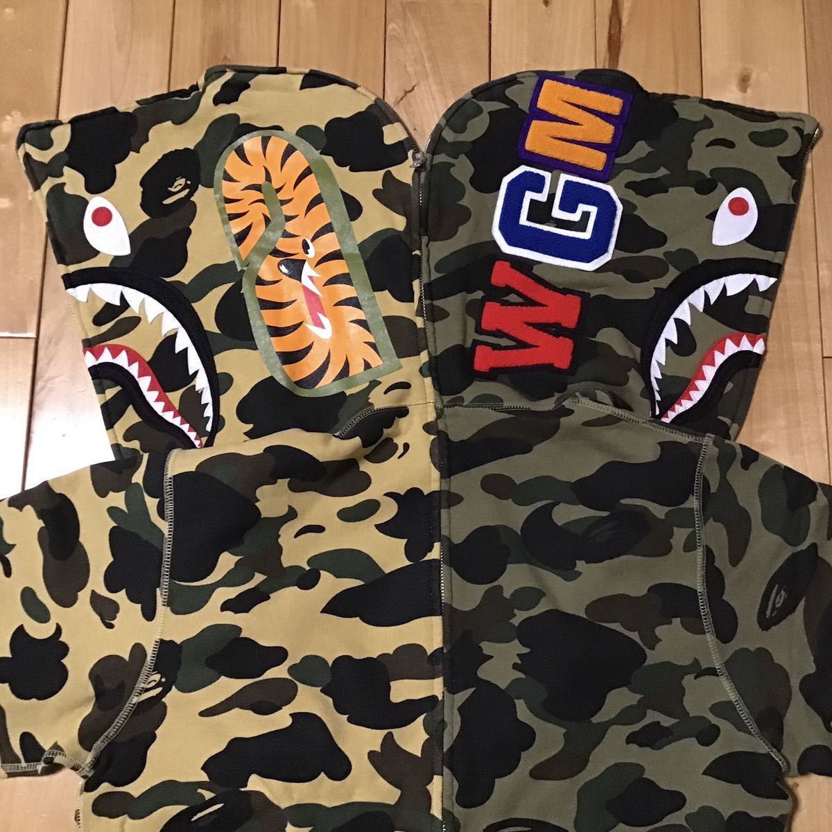 セパレート シャーク パーカー BAPE camo shark ベイプ ape - Kametuku