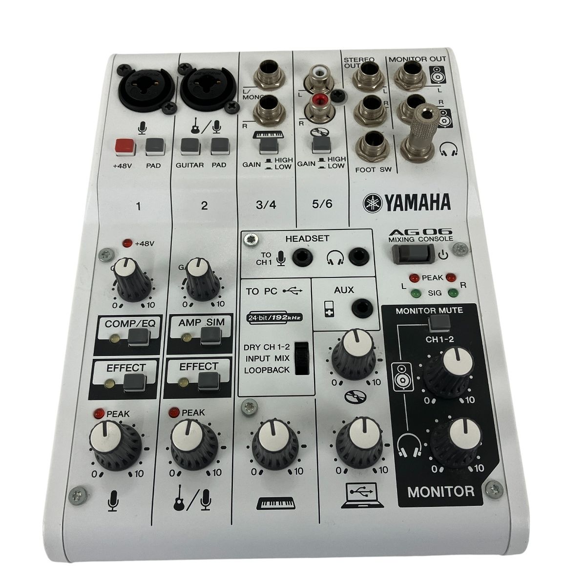 YAMAHA AG06 ウェブキャスティング ミキサー 音響機器 Y10008931
