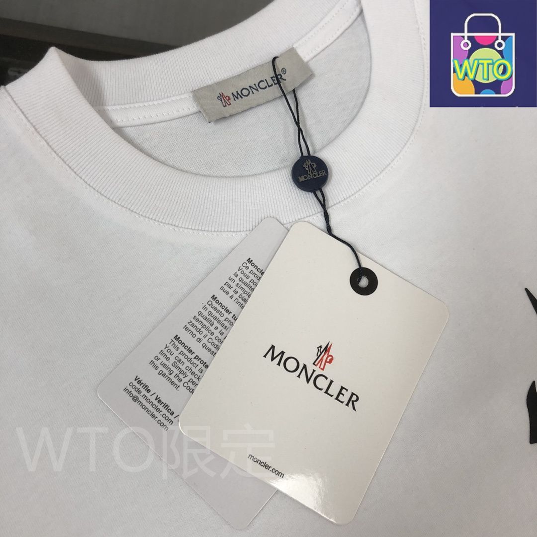 ◆MONCLEAR◆ コットン クルーネックTシャツ 本日限定特価】MONCLER クルーネックTシャツ - 高品質コットンで