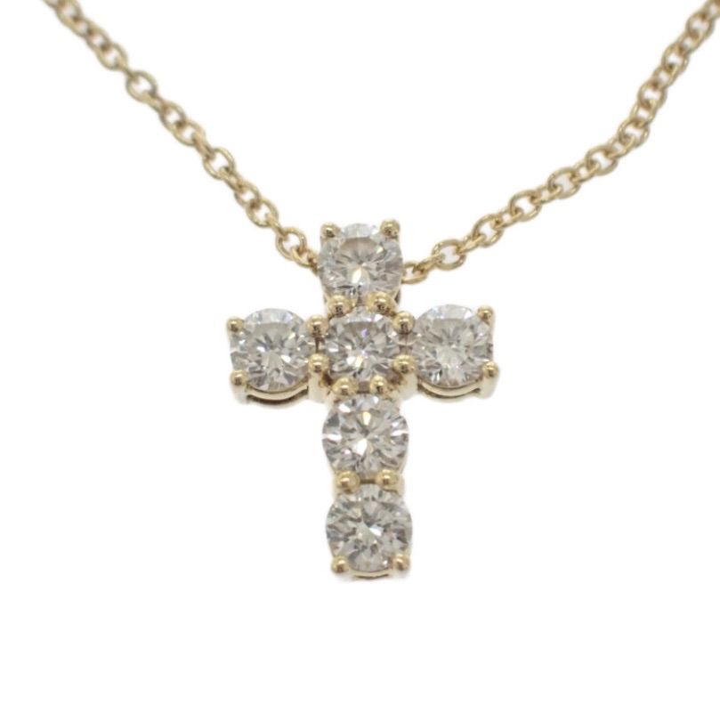 中古Aランク】ギメル Gimel クロス ペンダント GN008 ネックレス K18  