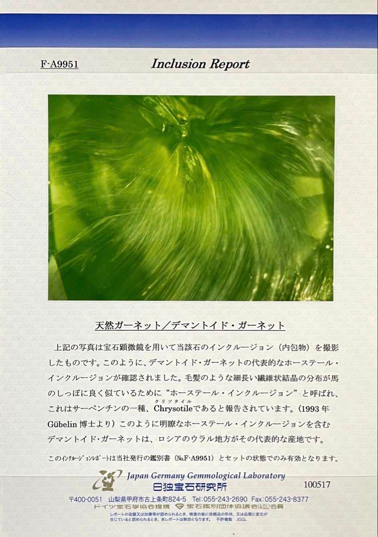 最 デマントイドガーネット1ct