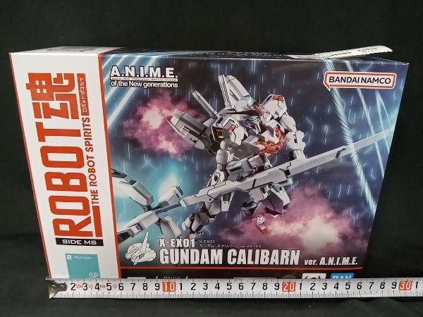 BANDAI - 魂ウェブ商店限定 ROBOT魂(SIDE MS) X-EX01 ガンダム・キャリバーン ver. A.N.I.M.E. 機動戦士ガンダム 水星の魔女 完成品 可動フィギュア バンダイスピリッツ ROBOT魂 ＜SIDE MS＞ X-EX01 ガンダム・キャリバーン ver