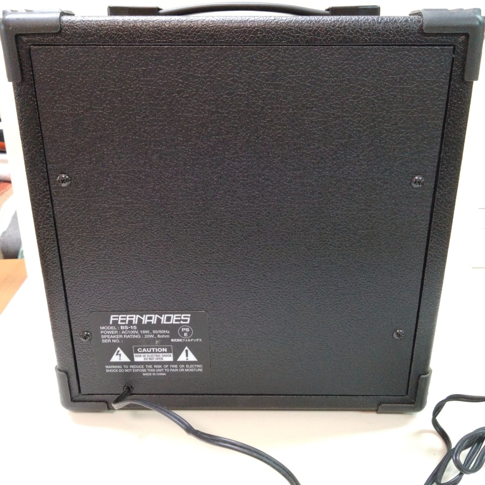 47 FERNANDES フェルナンデス ベース アンプ BS-15 - メルカリ 47 FERNANDES フェルナンデス ベース アンプ BS-15 - メルカリ