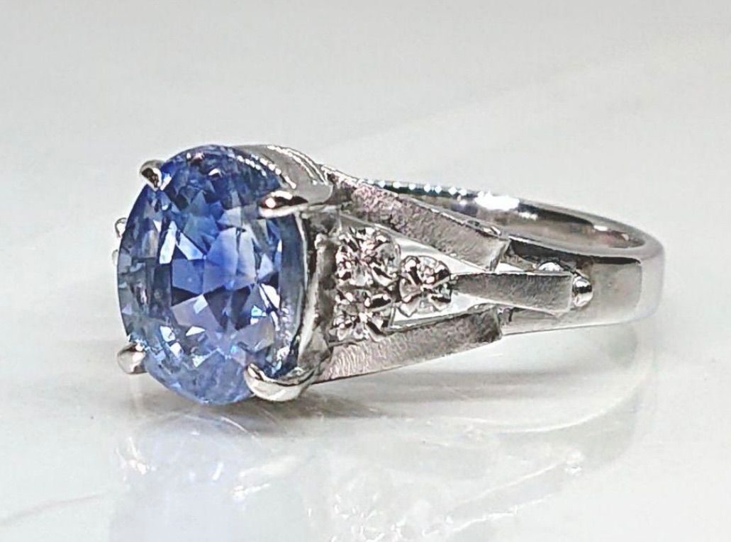 大粒 GIA ノンヒート 非加熱 天然 サファイア 指輪 リング 【公式通販】
