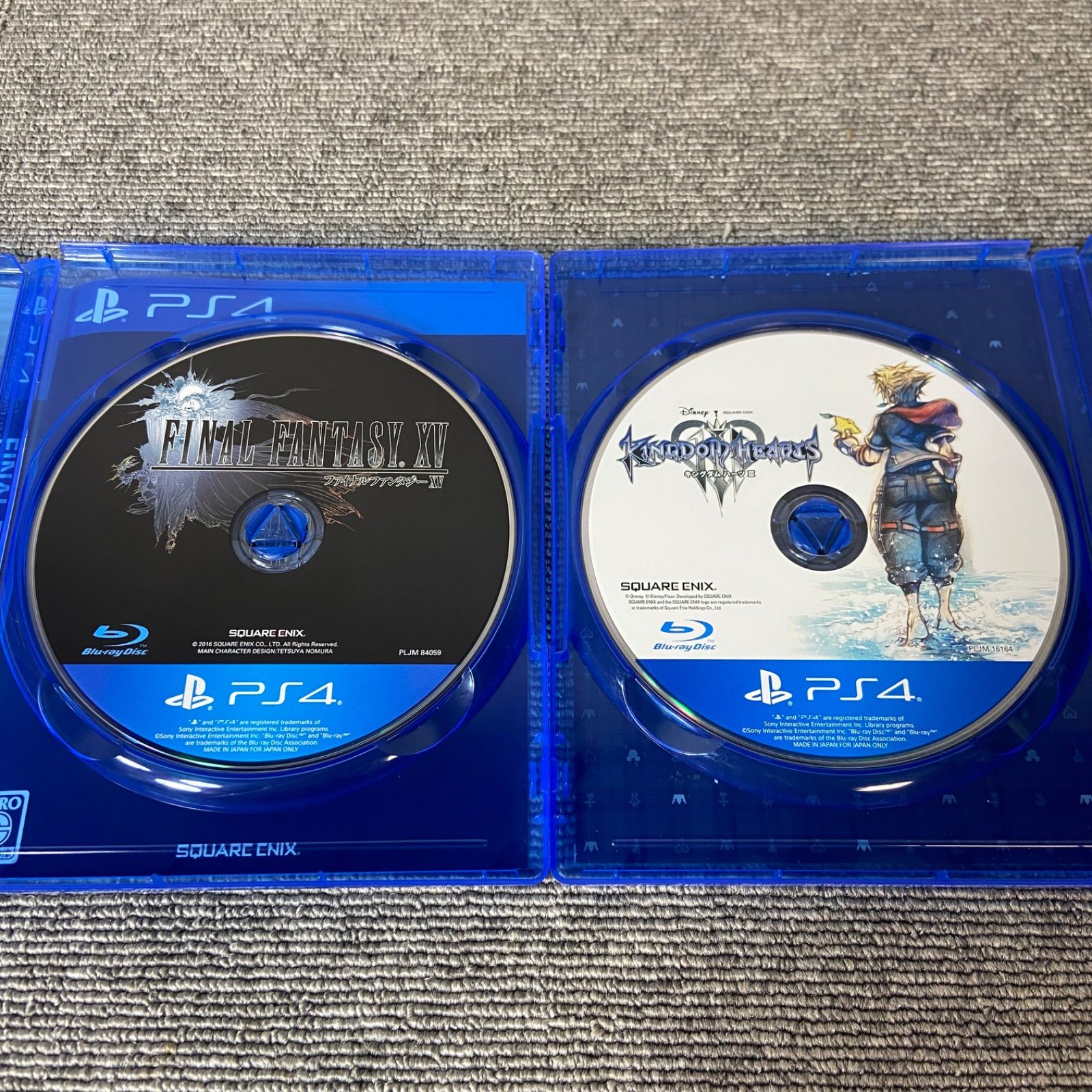 PS4ソフト 2本まとめ売り FF15/キングダムハーツ3 - メルカリ