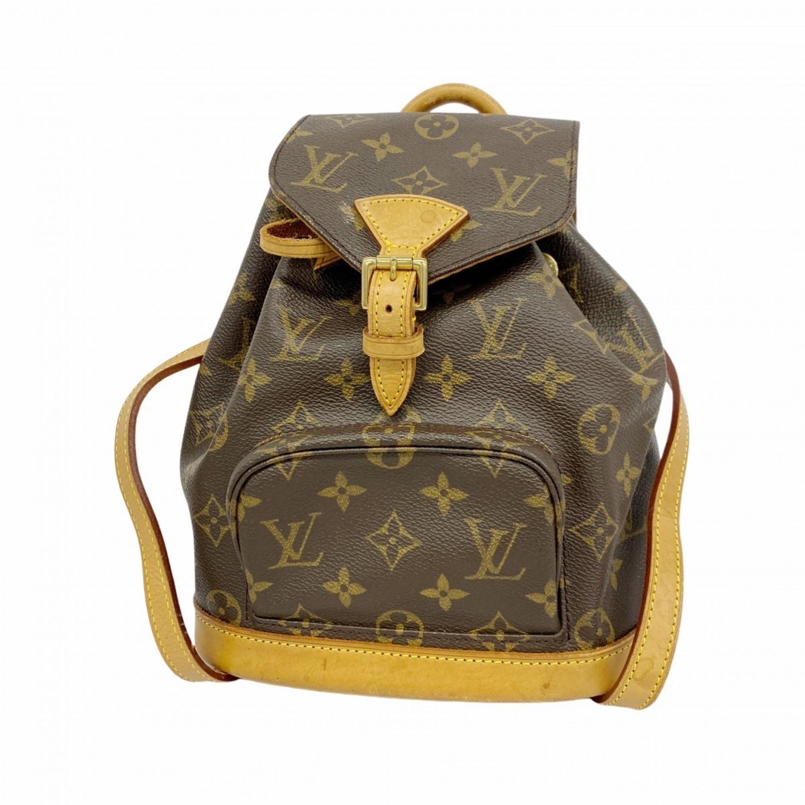 ルイ ヴィトン Louis Vuitton ルイ ヴィトン リュック デイパック モノグラム ミニモンスリ M51137 ブラウンレディース