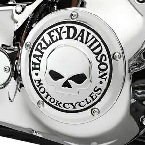 スカル ダービーカバー 1999〜17年ダイナ 2000〜18年ソフテイル 1999〜15年ツーリング