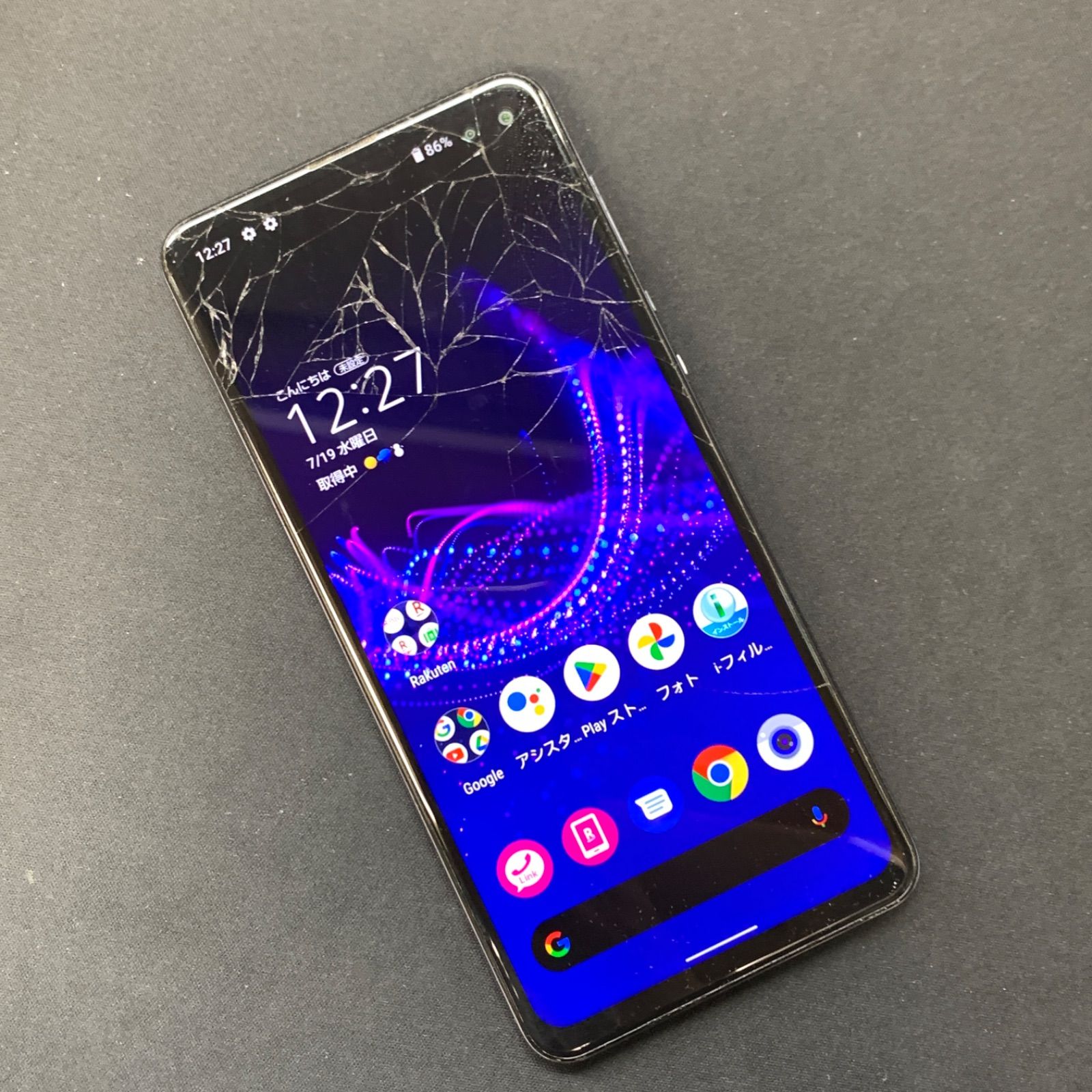 AQUOS　sense4 SH M16 SIMロック解除済み 訳あり品】AQUOS sense4 plus 楽天モバイルSIMロック解除済