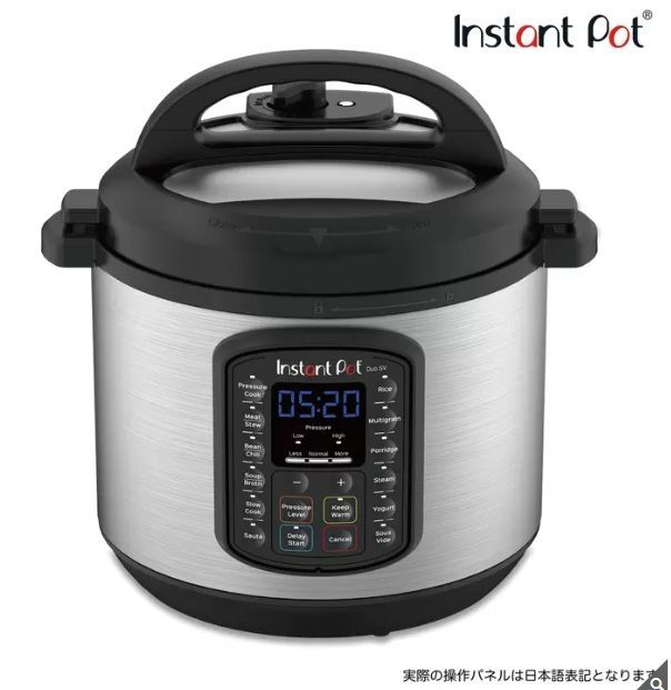 新品】1台9役マルチ電気圧力鍋 Instant Pot Duo SV 5.7L キッチン、