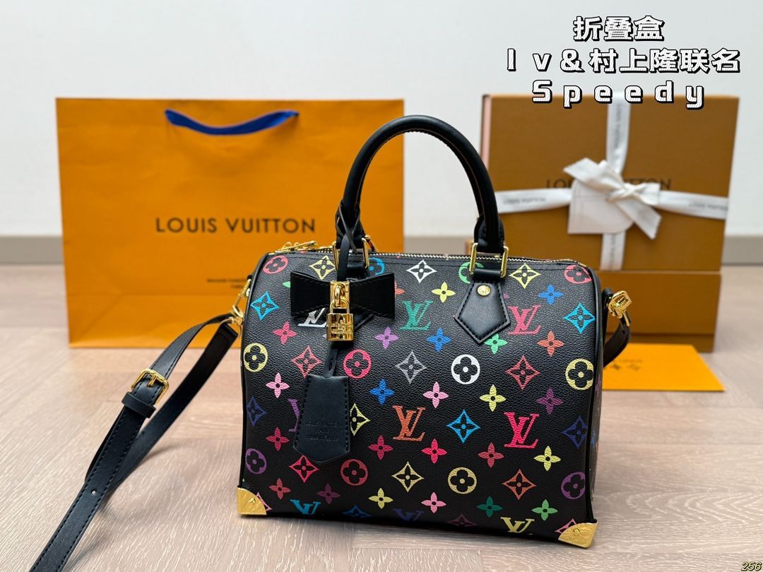 1080折りたたみボックス lv&村上隆連名シリーズ LVSpeedy 新作