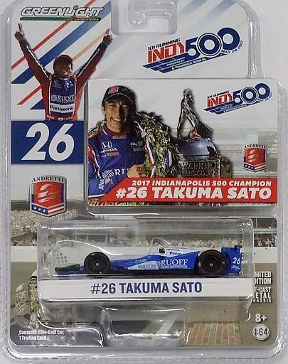 限定SALE，人気セール 【中古】ミニカー 1/64 INDYCAR 2017 佐藤琢磨 2017インディ500優勝 [GL10795] その他