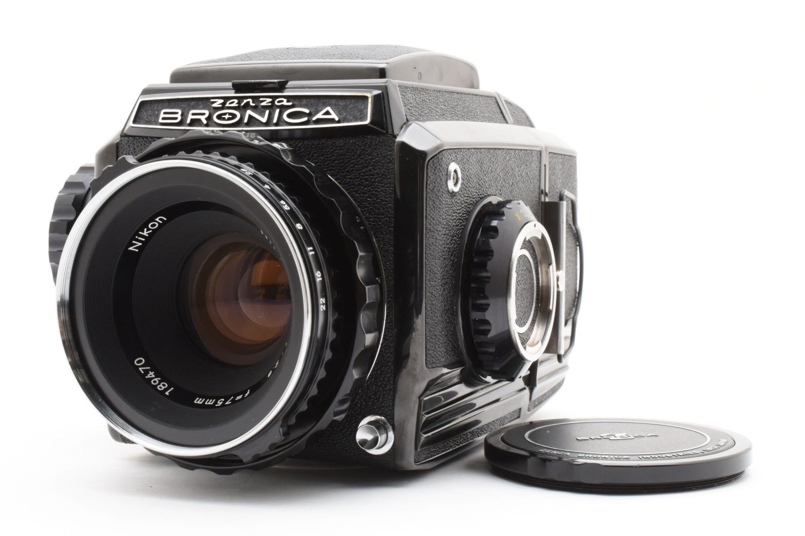 ゼンザブロニカ ZENZABRONICA S2 後期 NIKKOR-P 75mm F2.8 OB2619 398