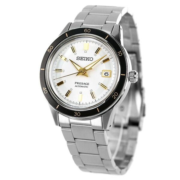 セイコー SEIKO 腕時計 メンズ SARY193 セイコー メカニカル プレザージュ ベーシックライン セミスケルトン Basic line 自動巻き（4R35/手巻き付） シルバーxシルバー アナログ表示
