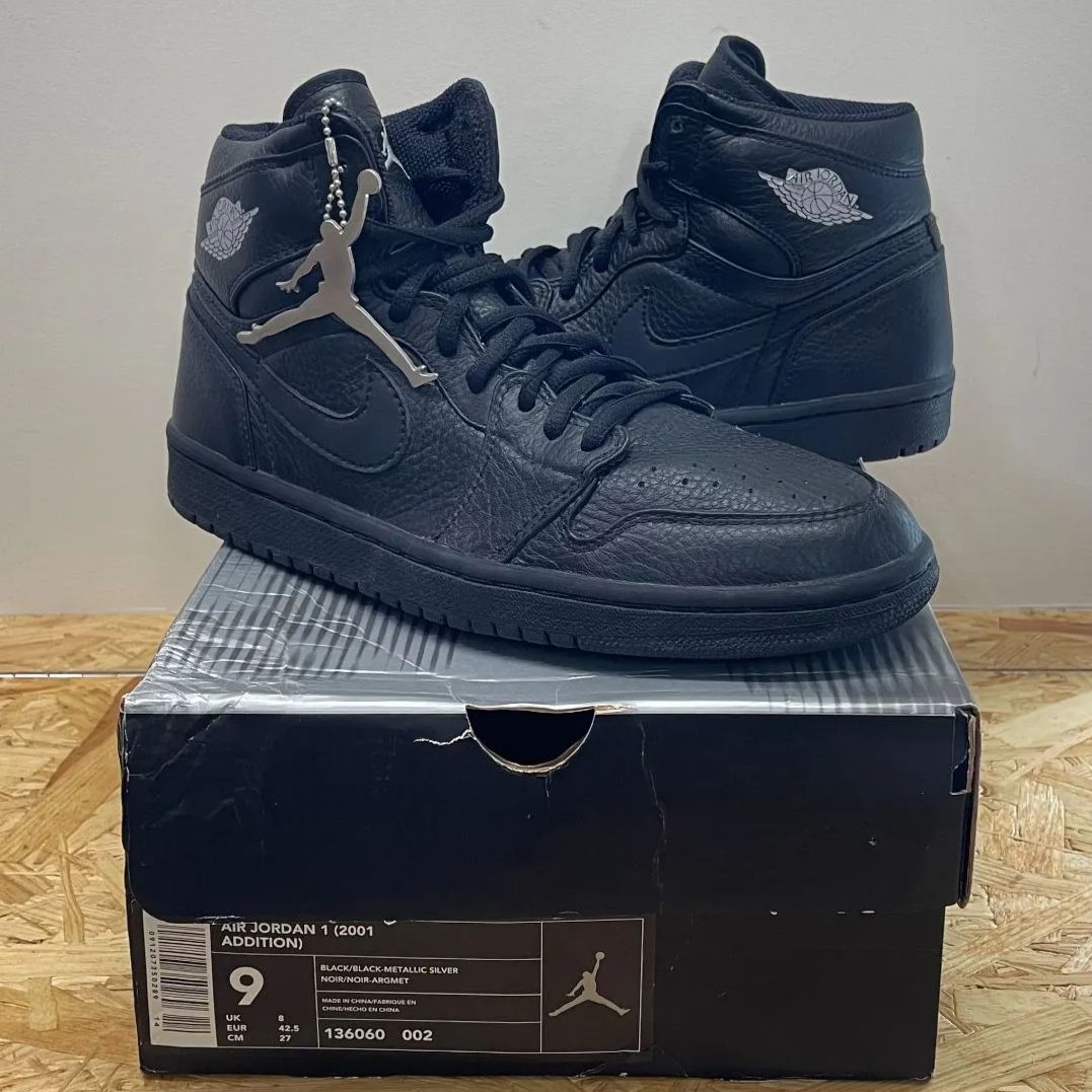 NIKE AIR JORDAN 1 CO.JP BLACK SILVER ナイキ エア ジョーダン