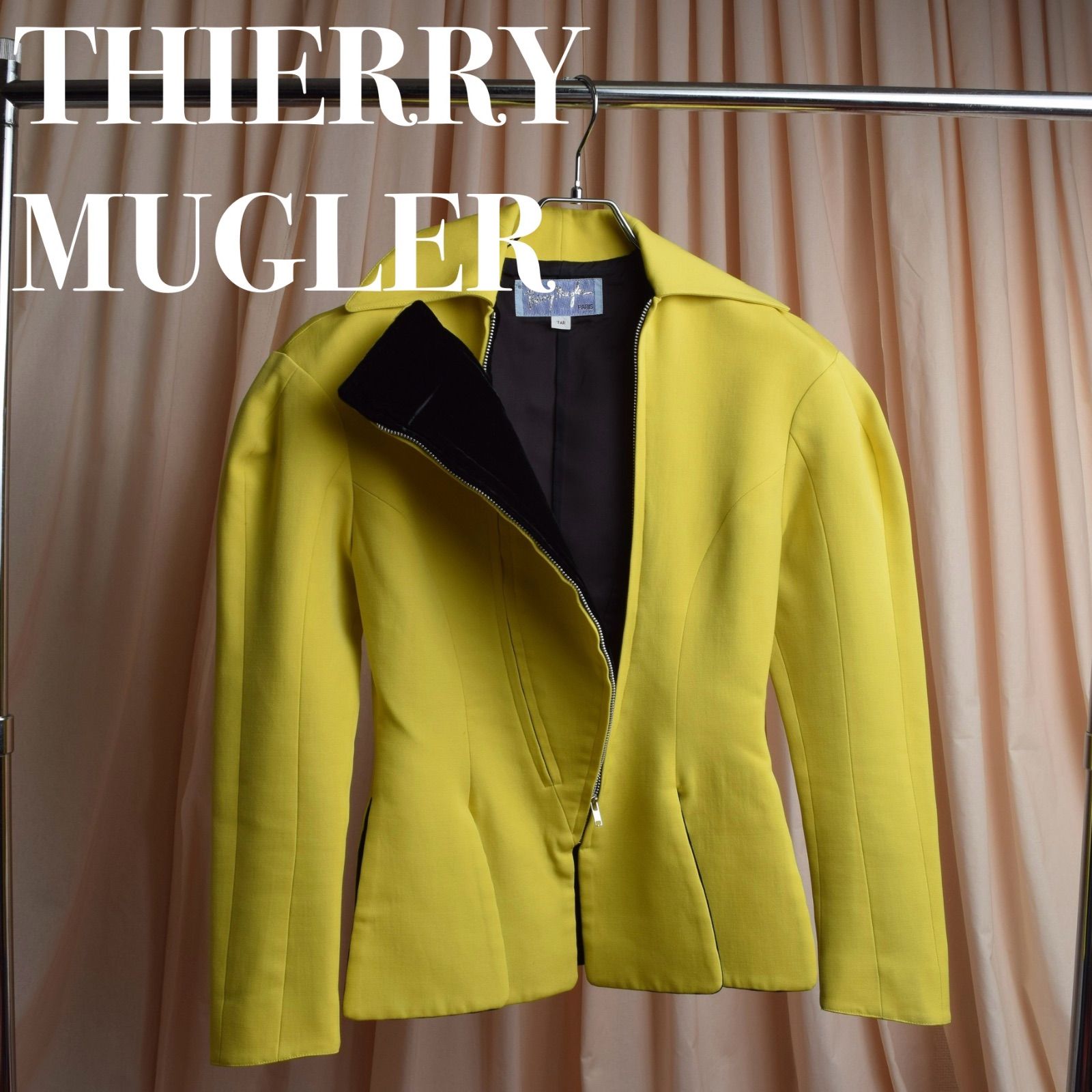 THIERRY MUGLER 1980 s double Zip Archive Jacket