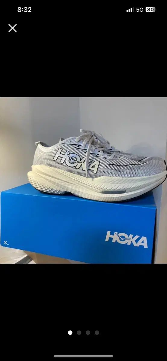 HOKA ONE ONE マハ X 2 ランニングシューズ ホワイトグレー 280