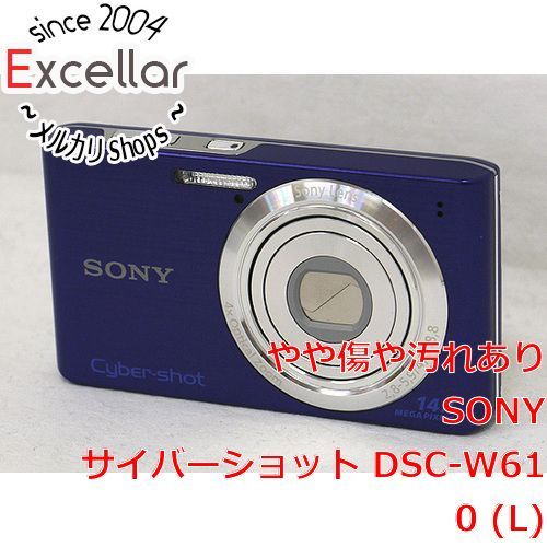 bn:10] SONY製 Cyber-shot DSC-W610 ブルー 1410万画素 本体のみ