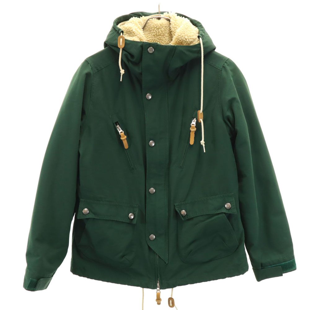 フリークスストア フードジャケット M グリーン系 FREAK'S STORE ライナー付き 内ボア メンズ