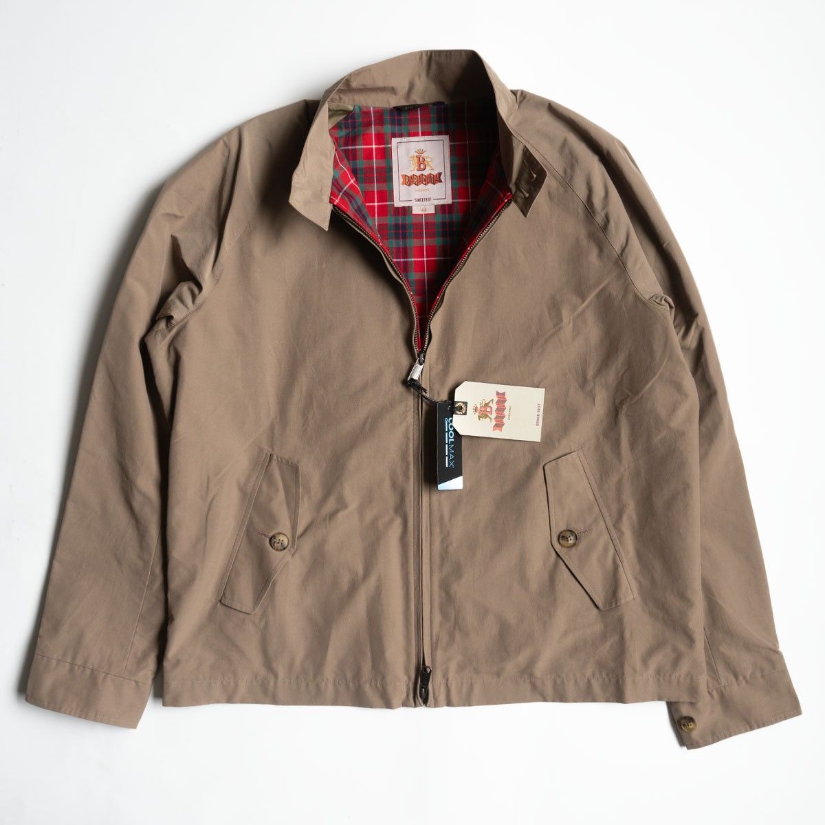 未使用品】 BARACUTA 【G4 スウィングトップ ドライビングコート】44 