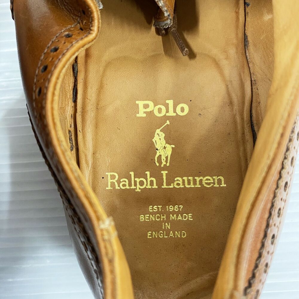 ポロラルフローレン Polo Ralph Lauren レザー ドレスシューズ 内羽根