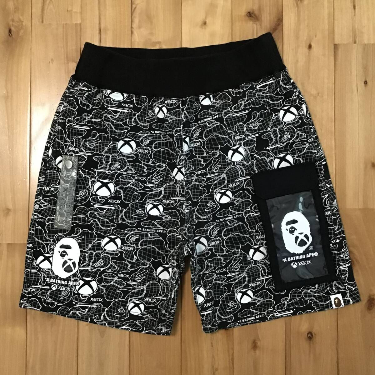 BAPE × XBOX スウェット ハーフパンツ Sサイズ a bathing ape BAPE camo shorts エイプ ベイプ アベイシングエイプ マイクロソフト