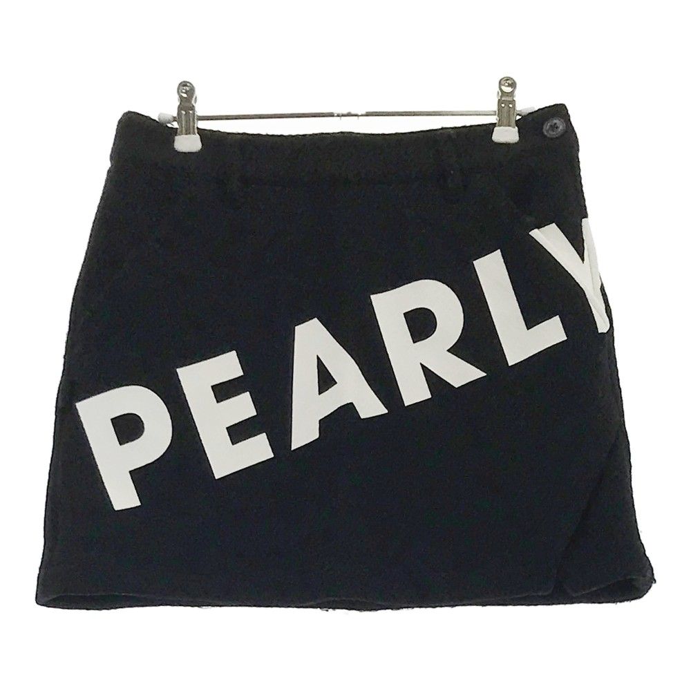 PEARLY GATES - パーリーゲイツ スカートサイズ0 美品】PEARLY GATES ブラック スカート サイズ0 パーリーゲイツ