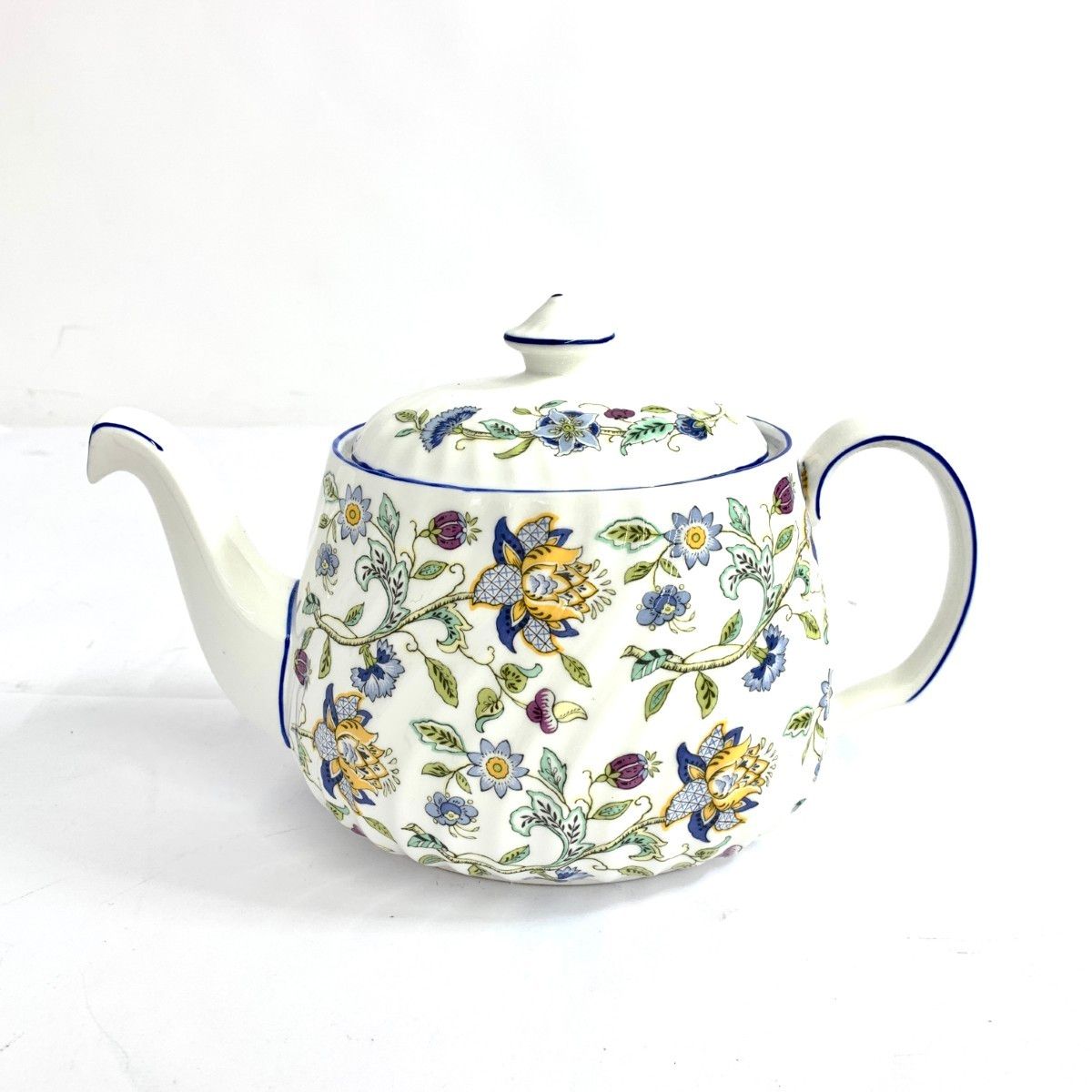 ミントンハドンホールブルー花柄ボウル4枚セット